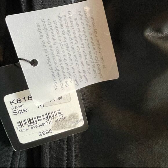 ST.JHON LEATHER AND WOOL PANTS - Picture 5 of 9